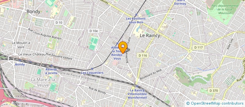 localisation de l'entreprise MONSIEUR ERIC COHEN TANNUGI  LE RAINCY