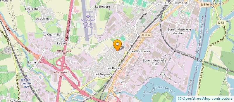 localisation de l'entreprise MONSIEUR ERIC COINDARD à MACON