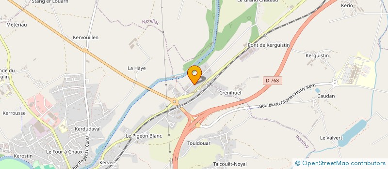 localisation de l'entreprise MONSIEUR ERIC COJAN à NOYAL-PONTIVY