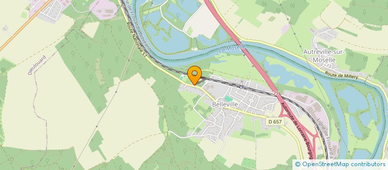 localisation de l'entreprise MONSIEUR ERIC COLLIN  BELLEVILLE