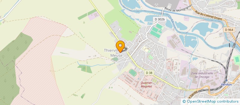 localisation de l'entreprise MONSIEUR ERIC COLLIN à THIERVILLE-SUR-MEUSE