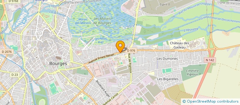 localisation de l'entreprise MONSIEUR ERIC COLOMBIER  BOURGES