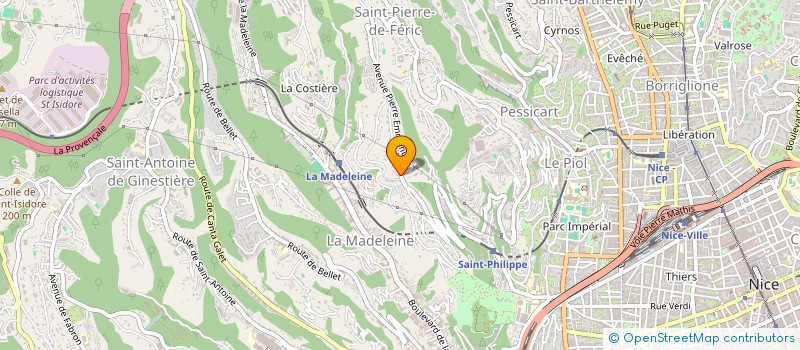 localisation de l'entreprise MONSIEUR ERIC COLOMBINI à NICE