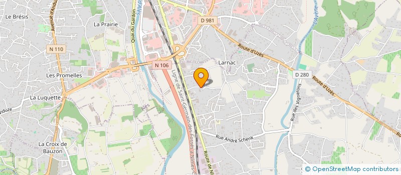 localisation de l'entreprise MONSIEUR ERIC COLOMER  SAINT-HILAIRE-DE-BRETHMAS