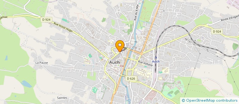 localisation de l'entreprise MONSIEUR ERIC COMBEAUD  AUCH