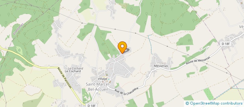 localisation de l'entreprise MONSIEUR ERIC COQUET  SAINT-MARCEL-BEL-ACCUEIL