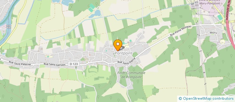 localisation de l'entreprise MONSIEUR ERIC CORBIE  PONTPOINT