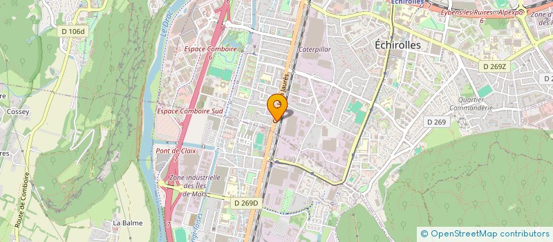 localisation de l'entreprise MONSIEUR ERIC CORDINEL  EYBENS