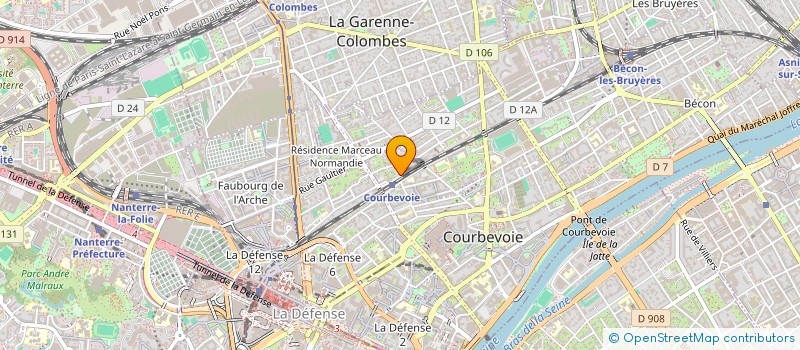 localisation de l'entreprise MONSIEUR ERIC CORNEILLET à COURBEVOIE