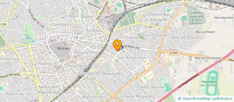 localisation de l'entreprise MONSIEUR ERIC CORNET  RIBAUTE-LES-TAVERNES