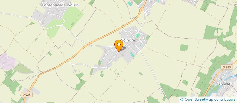 localisation de l'entreprise MONSIEUR ERIC CORNU  SOINDRES