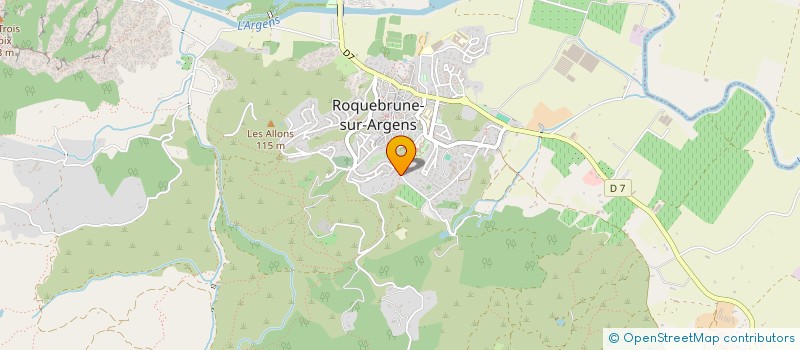 localisation de l'entreprise MONSIEUR ERIC CORRADO à ROQUEBRUNE-SUR-ARGENS