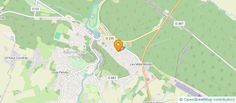 localisation de l'entreprise MONSIEUR ERIC CORSON à BAGNOLES-DE-L'ORNE-NORMANDIE