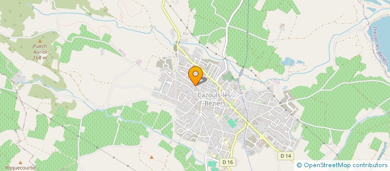 localisation de l'entreprise MONSIEUR ERIC CORTES  CAZOULS-LES-BEZIERS