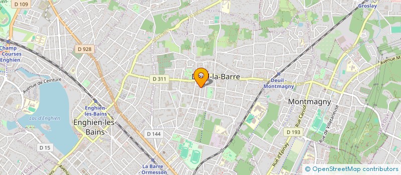 localisation de l'entreprise MONSIEUR ERIC CORVEST à DEUIL-LA-BARRE