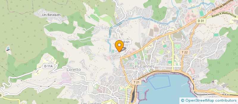 localisation de l'entreprise MONSIEUR ERIC COSTANTINO  AJACCIO