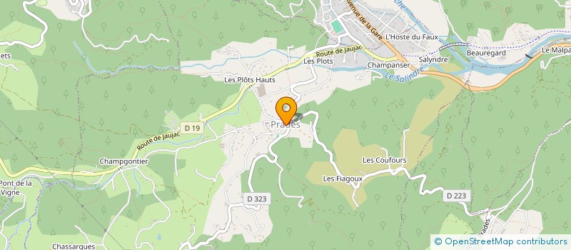 localisation de l'entreprise MONSIEUR ERIC COSTE à PRADES