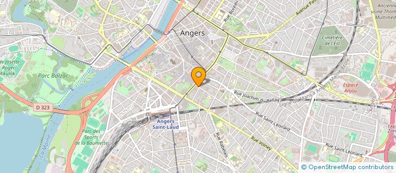 localisation de l'entreprise MONSIEUR ERIC COUDERC à ANGERS