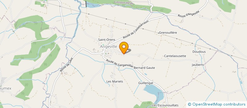 localisation de l'entreprise MONSIEUR ERIC COUDERC  ANGEVILLE