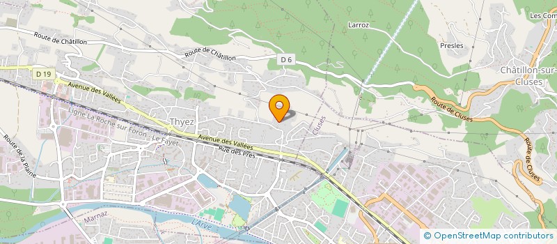 localisation de l'entreprise MONSIEUR ERIC COUDURIER  THYEZ