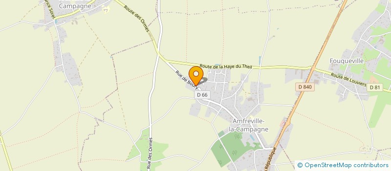 localisation de l'entreprise MONSIEUR ERIC COUFOURIER  AMFREVILLE-SAINT-AMAND