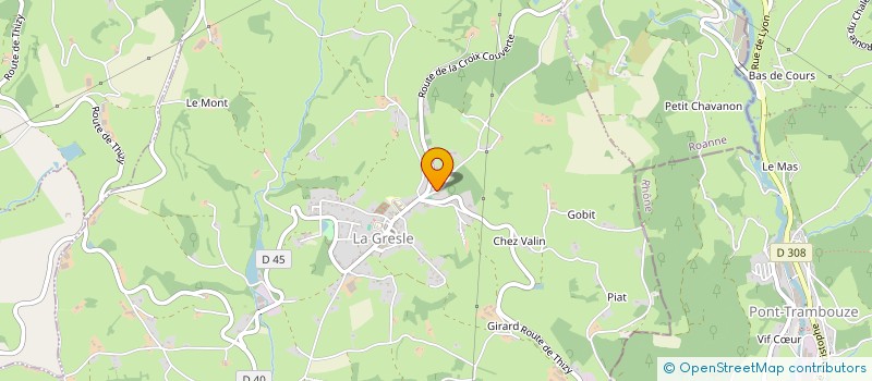 localisation de l'entreprise MONSIEUR ERIC COULON  JARNOSSE