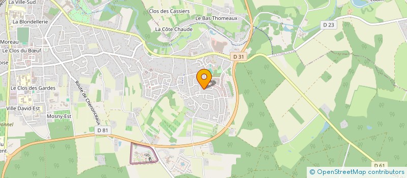 localisation de l'entreprise MONSIEUR ERIC COURAUD  AMBOISE