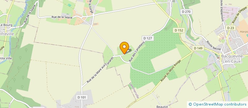 localisation de l'entreprise MONSIEUR ERIC COURBE  LAMMERVILLE