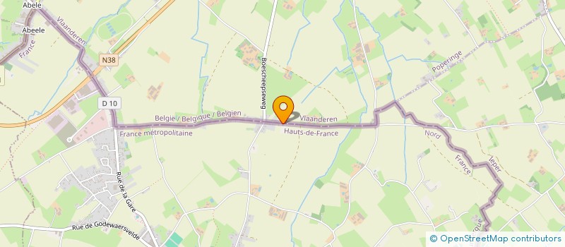 localisation de l'entreprise MONSIEUR ERIC COURDENT  BOESCHEPE