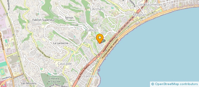 localisation de l'entreprise MONSIEUR ERIC COURTILLE  NICE