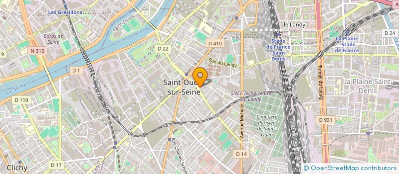 localisation de l'entreprise MONSIEUR ERIC COUSIN à SAINT-OUEN-SUR-SEINE
