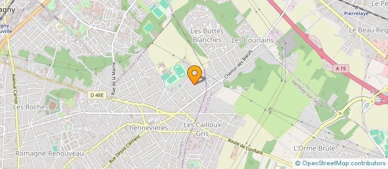 localisation de l'entreprise MONSIEUR ERIC COUSIN  CONFLANS-SAINTE-HONORINE