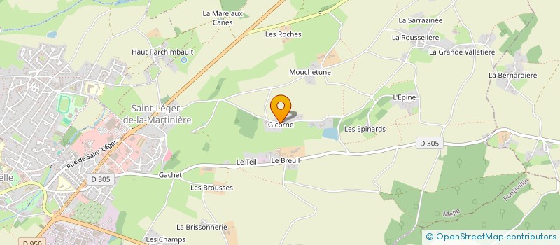 localisation de l'entreprise MONSIEUR ERIC COUTURIER  MELLE