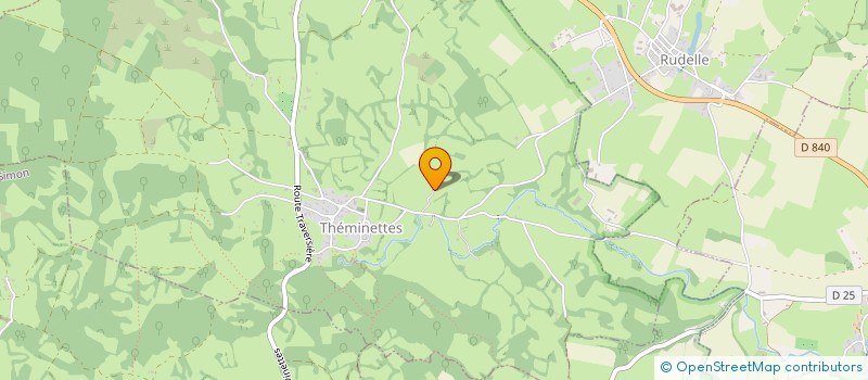 localisation de l'entreprise MONSIEUR ERIC COUZERGUE  THEMINETTES