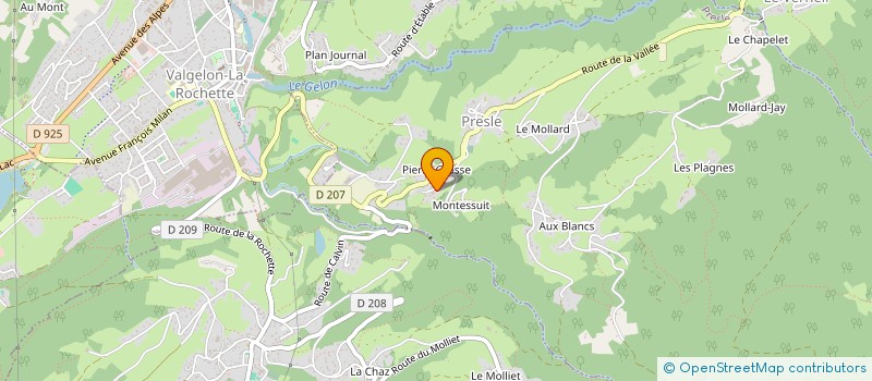 localisation de l'entreprise MONSIEUR ERIC COVAREL  PRESLE