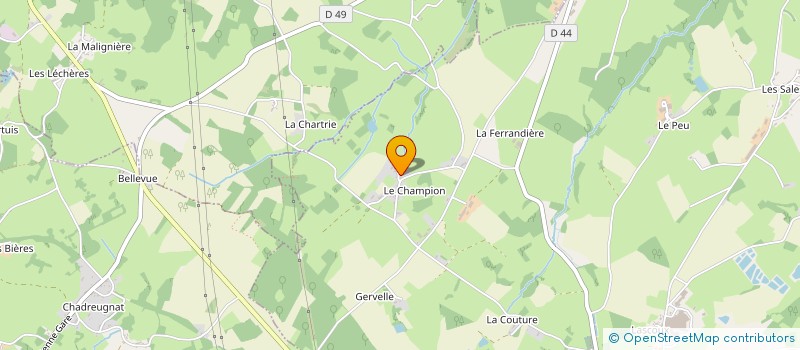 localisation de l'entreprise MONSIEUR ERIC COVILLERS à MAISON-FEYNE
