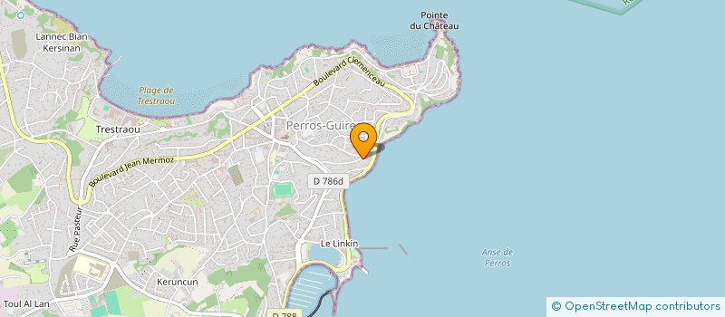 localisation de l'entreprise MONSIEUR ERIC COZANET  PERROS-GUIREC