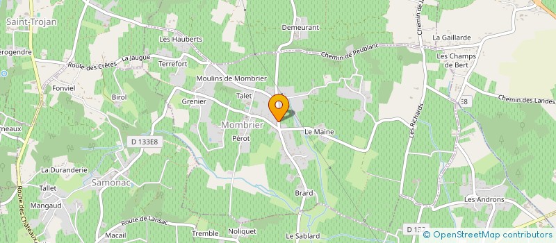 localisation de l'entreprise MONSIEUR ERIC CRAMPE  MOMBRIER