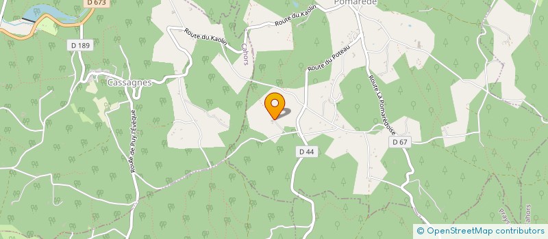 localisation de l'entreprise MONSIEUR ERIC CRASSAT  POMAREDE