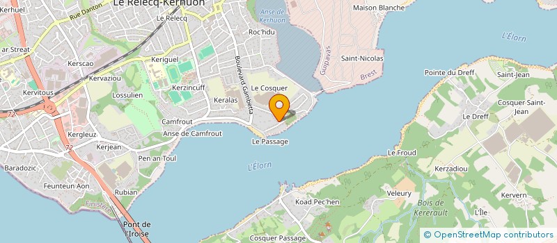 localisation de l'entreprise MONSIEUR ERIC CREACH à LE RELECQ-KERHUON