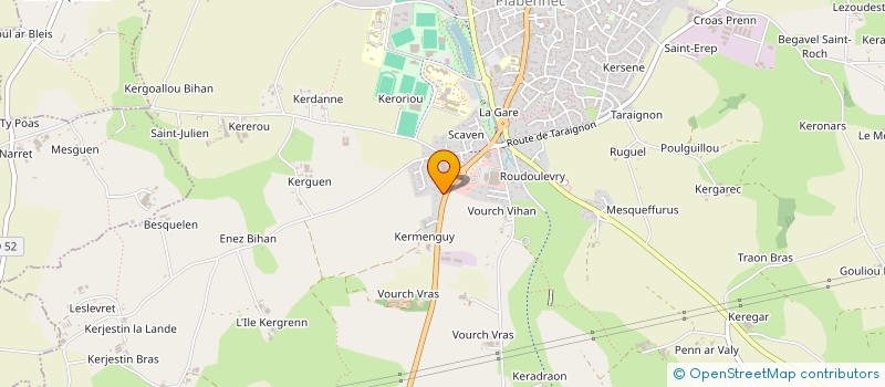 localisation de l'entreprise MONSIEUR ERIC CRENN  BOURG-BLANC