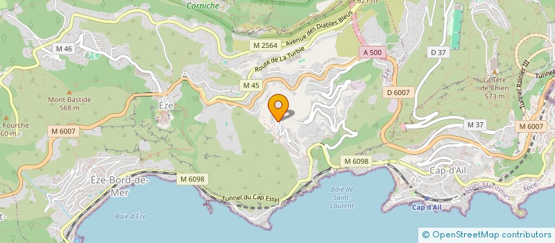 localisation de l'entreprise MONSIEUR ERIC CREVEL  EZE