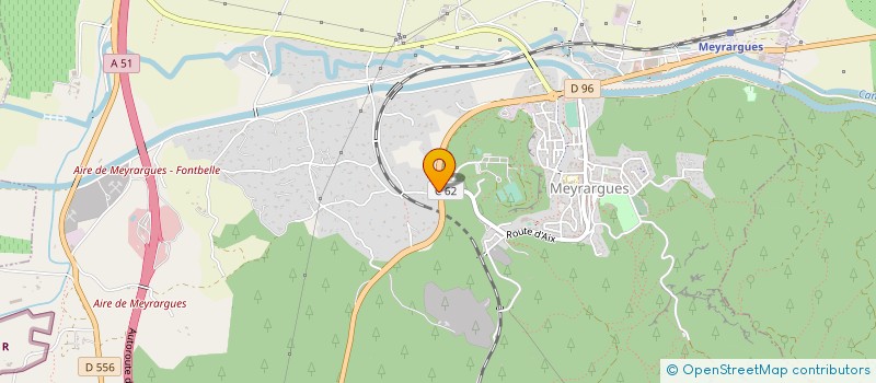 localisation de l'entreprise MONSIEUR ERIC CRIADO  MEYRARGUES