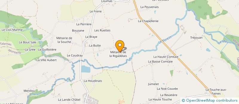 localisation de l'entreprise MONSIEUR ERIC CRUBLE  TALENSAC