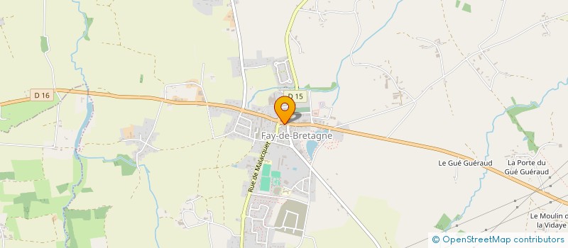 localisation de l'entreprise MONSIEUR ERIC CRUCHET  FAY-DE-BRETAGNE