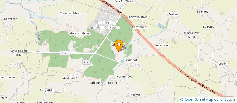 localisation de l'entreprise MONSIEUR ERIC CRUZIO  SAINT YVI