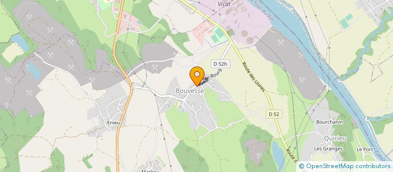 localisation de l'entreprise MONSIEUR ERIC CURT  BOUVESSE-QUIRIEU