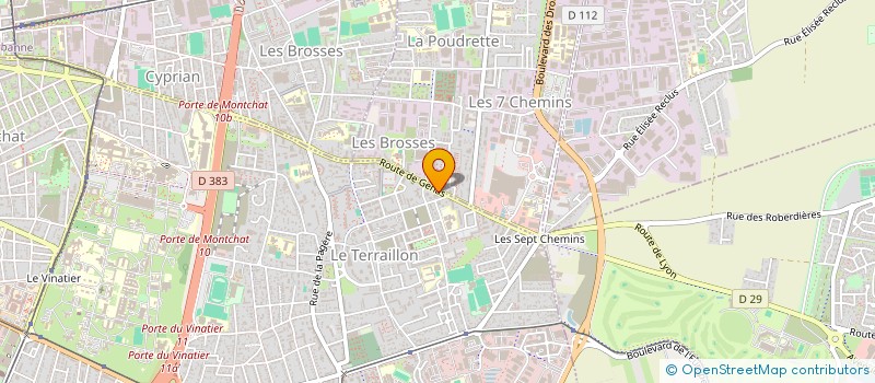 localisation de l'entreprise MONSIEUR ERIC CURTET  CHAZEY-SUR-AIN