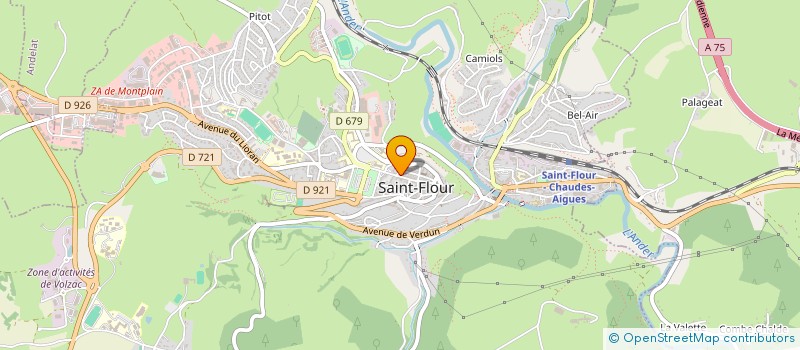 localisation de l'entreprise MONSIEUR ERIC CUSSAC à SAINT-FLOUR