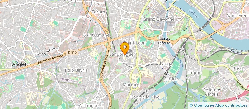 localisation de l'entreprise MONSIEUR ERIC DA COSTA LOPES à BAYONNE